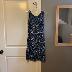 Sequin black dress